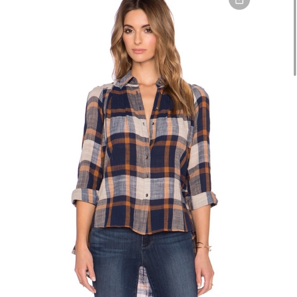 Free People Preppy in Plaid Flannel